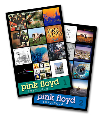 PINK FLOYD twin pack discography magnet set (two 3.75