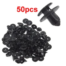 50pcs Fender Bumper Push Fascia Retainer Clips Fastener for Mitsubishi Nissan