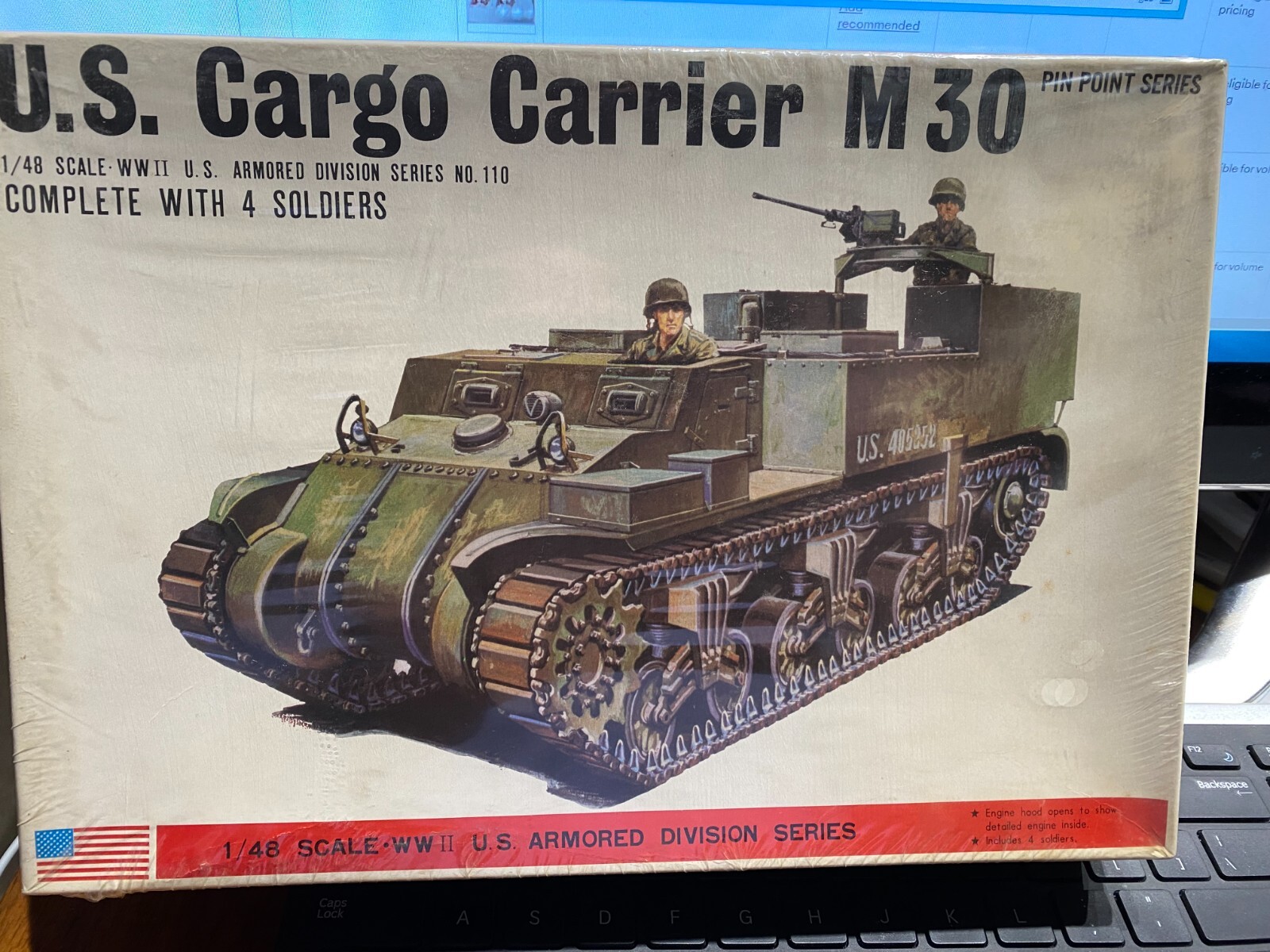 US Cargo Carrier M30 1/48 Scale By Bandai MISB eBay