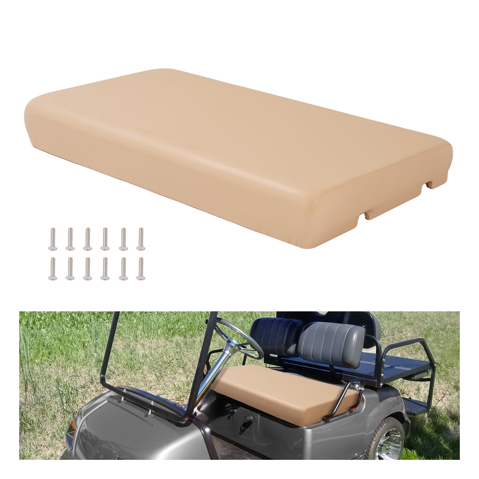 Cart Tan Seat Bottom Assembly