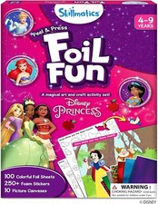 Art  Craft Activity - Foil Fun Disney Princess, No Mess Art for Kids, Craft Kit