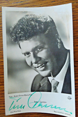 Antike Starfoto-Autogrammkarte ''Peter Carsten'', 50er Jahre