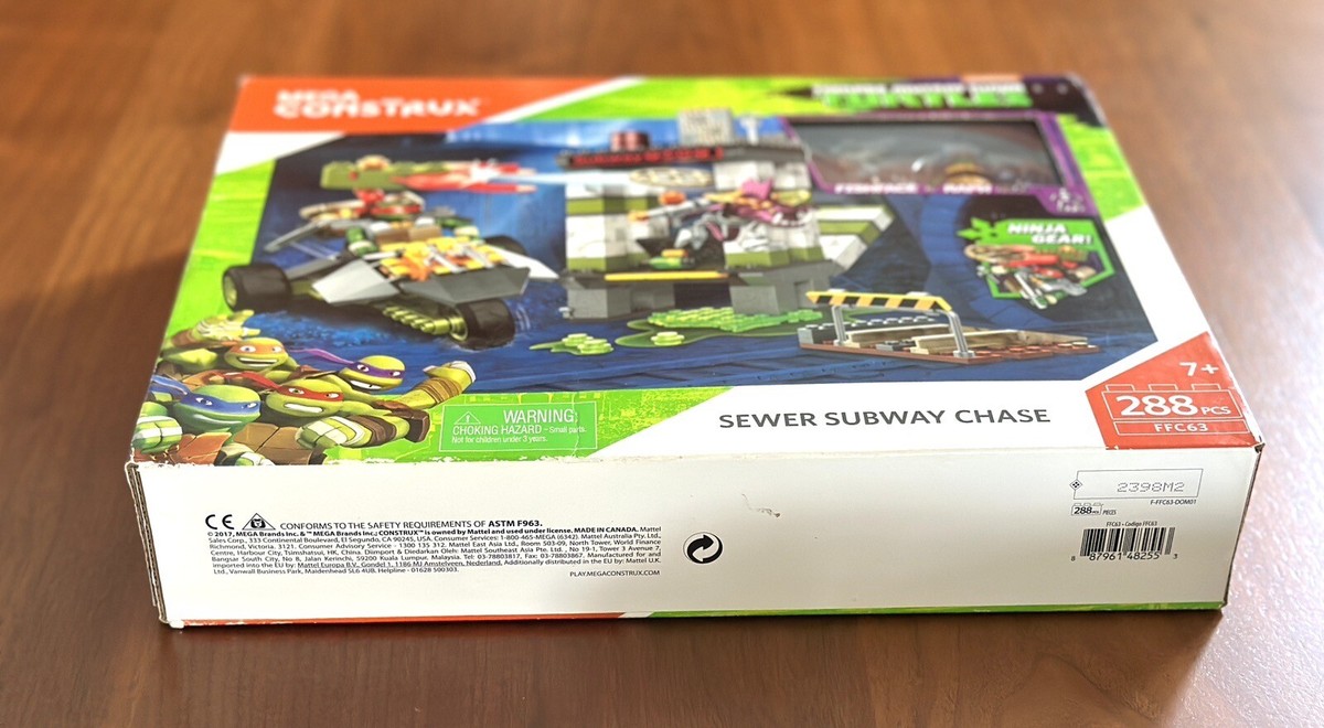 Mega Construx TMNT Sewer Subway Chase FFC63 Teenage Mutant Ninja