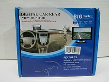 New 4.3" TFT LCD Digital Color Screen Car Monitor for Backup Rear View Camera MX