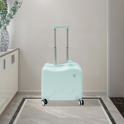 18'' Kids Ride-On Suitcase Children's Luggage Case Rolling Luggage With Lock