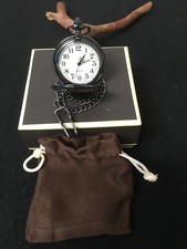 REDUCED   Pocket Watch with Chain. New in Original Bag and Box New Battery