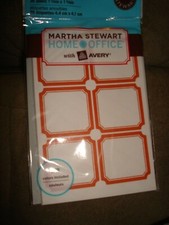 MARTHA STEWART HOME BUSINESS REMOVAL LABELS 72471 OR 72470