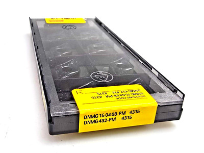 Sandvik Coromant DNMG 432-PM 4315 DNMG 15 04 08-PM Carbide Inserts (Box of 10)