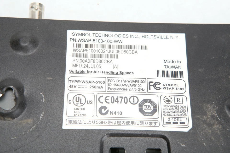 Punto de acceso inalámbrico Symbol WSAP-5100-100-WW AP300 2,45 GHz Foto 4 de 4