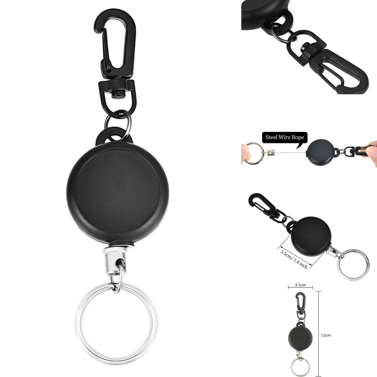 Thin wire store key rings