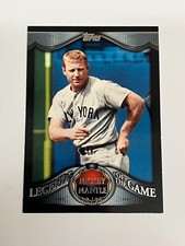 2009 Topps MICKEY MANTLE Legends of the Game Walmart Platinum LG20 13/25