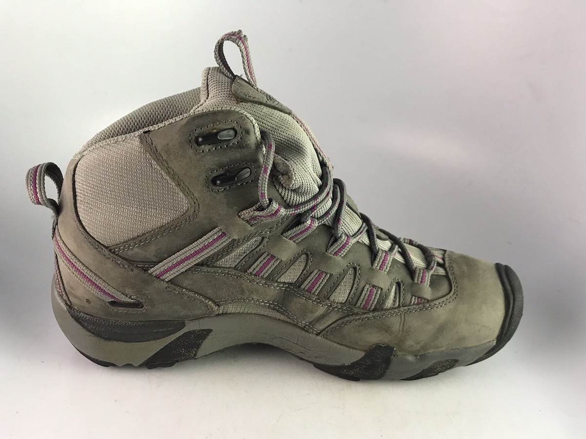 KEEN 1007890 Women’s Alamosa Mid Wp Gray Boot Sz 10 US Hiking