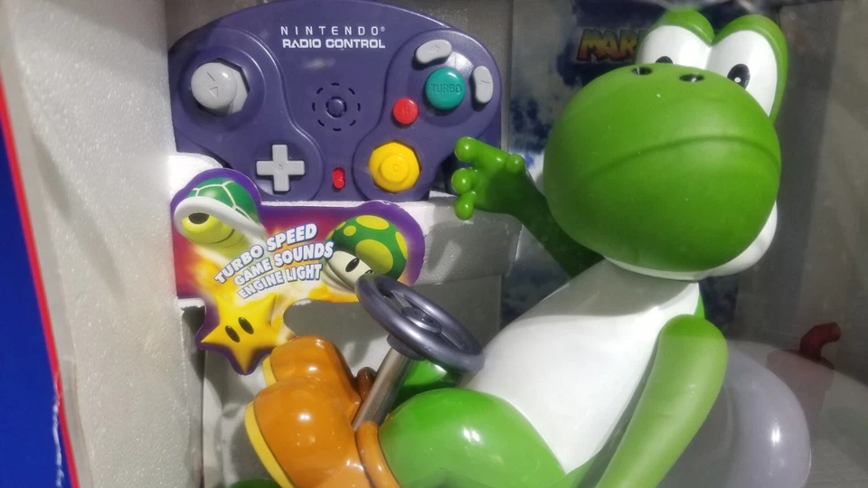 Vintage 2005 NKOK Nintendo Mario Kart Yoshi GameCube Wireless R/C Buggy ☆ New ☆ - Image 3 of 4