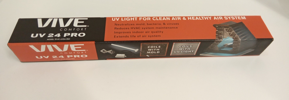 Vive TP-VC-UV24-PRO Germicidal UVC Light Kit Magnetic Mount 1PH 