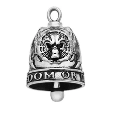 Stainless Steel Bat Skull Ride Bell Gremlin Bell, Spirit Bell, Guardian Bell 15