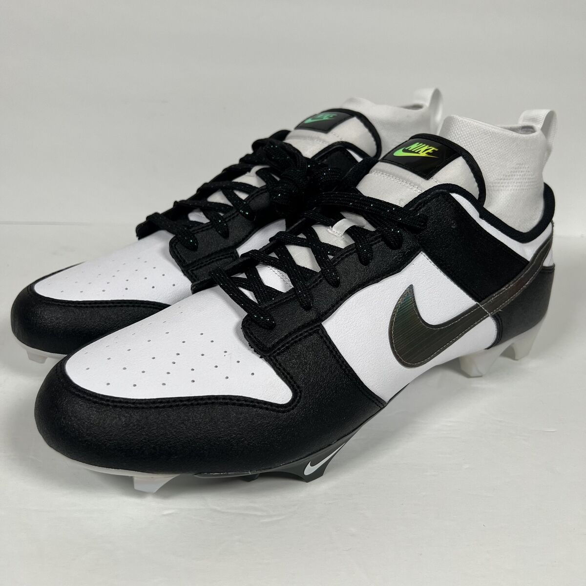 Size 16 - Nike Vapor Edge Dunk Panda Black White Football Size 16 - Nike Vapor Edge Dunk Panda Black White Football