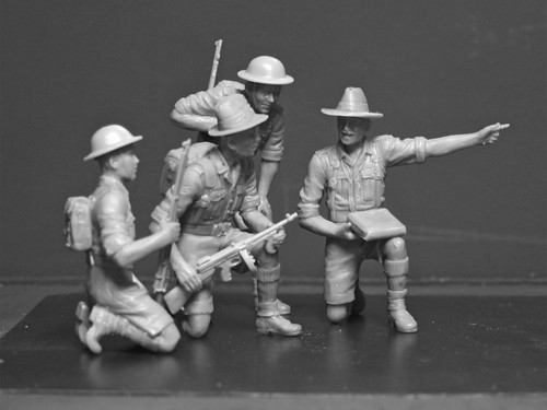 ICM 35563 Scale model kit figures 1:35 Gurkha Rifles (1942-1944) - modelling kit - Picture 5 of 24
