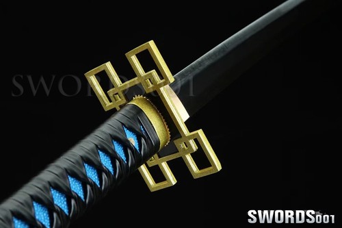 Japanese Samurai Katana Anime Sword Tokitou Muichirou Demon Slayer Carbon Steel - Picture 7 of 10