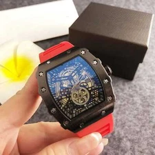 Men's Watch Barrel Fully Automatic Non-Mechanical Watch Tourbillon Watch