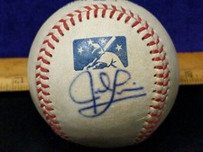 1X Game Used Autographed, auto,Jed Lowrie Pawsox McCoy Stadium:1-19-08,Hot Stove