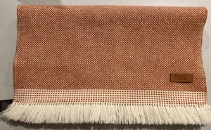 Hermès Chevron Artisanale stole Cashmere EXCELLENT Condition