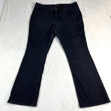 Riders By Lee Mid Rise Bootcut Jeans Women's Size 16M Black