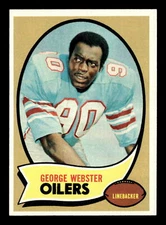 George Webster 1970 Topps #120 Houston Oilers Ex-Mt