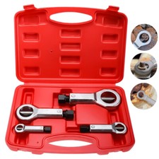 4pcs Nut Splitter Tool Broken Damaged Stuck Remover Puller Corroded Split Set 4pcs Nut Splitter Tool Broken Damaged Stuck Remover Puller Corroded Split Set