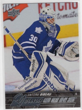 Antoine Bibeau 15-16 Upper Deck Series 1 Young Guns Rookie #240 Maple Leafs