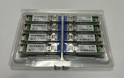 Lot of 8 Brocade 57-1000027-01 8Gb LW 10Km SFP+ Optical Transceiver - Brand New