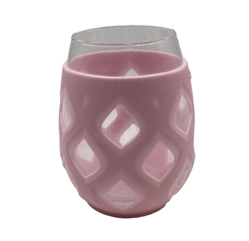 Relaxdays Bicchieri da Vino Senza Stelo, Set da 2 Calici da Cocktail o per Acqua e Bevande, 500 ml Ciascuno, Dorato