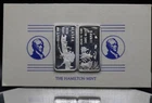 70s ALASKA & HAWAII Hamilton Mint UNCIRCULATED 1oz 999 FINE Silver bars C6133