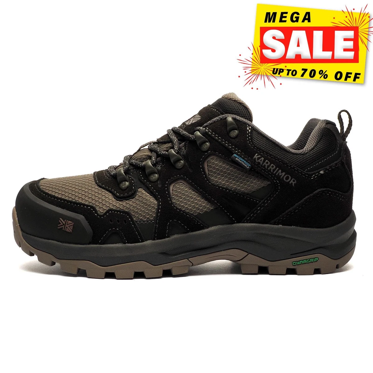 Karrimor Bodmin Low IV Herren Schwarz Walking Wandern Trekking