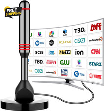 Digital TV Antenna for Smart TV Indoor 2025 HD Antenna with Strong Magnetic Base