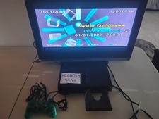 Sony PlayStation 2 PS2 Fat Black Console includes Cords + memory card (Works)