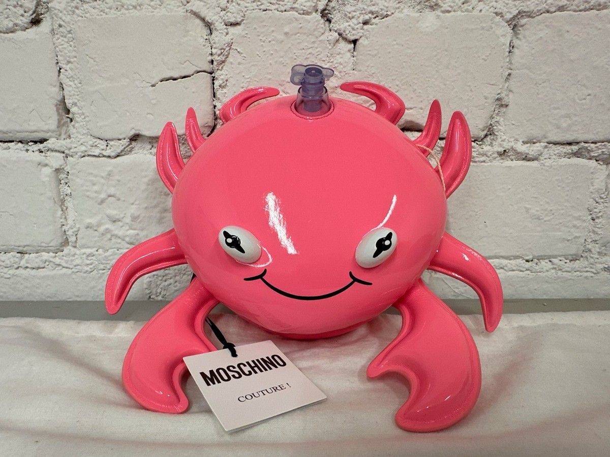 SS23 Moschino Couture Jeremy Scott Pink Inflatable Crab Patent