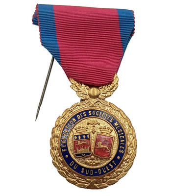 L24/11/25 (REF31835) Zivilmedaille Musikverband Südwest MEDAL