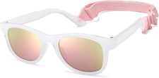 Polarized Sunglasses for Baby with Strap 100 UV Protection Shades for Toddler A