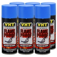 VHT Paint VHTSP110 (6-PACK); FlameProof 11oz Aerosol Flat Blue 1300°F-2000°F