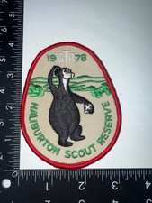 Vintage Boy Scouts Canada Haliburton Scout Reserve 1978 Embroidered Patch GTR