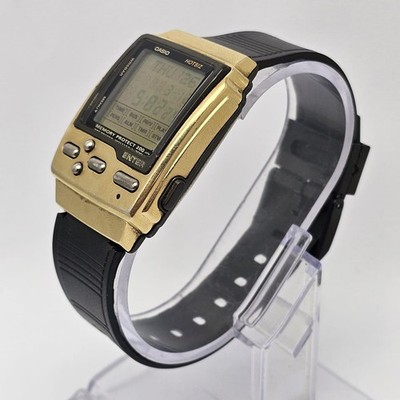新品　デッドストックCASIO データバンク　DB-2000 Casio Data Bank HotBiz DB-2000 Alarm Chronograph Vintage Men's