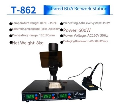 Electric Infrared Repair Station for Electronic Device Motherboards