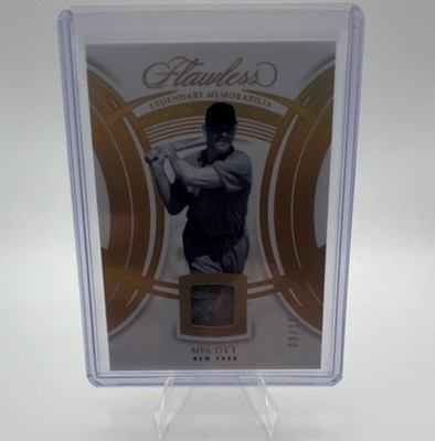 2023 Panini Flawless - Legendary Memorabilia Mel Ott #FLM-MO /10 New York 
