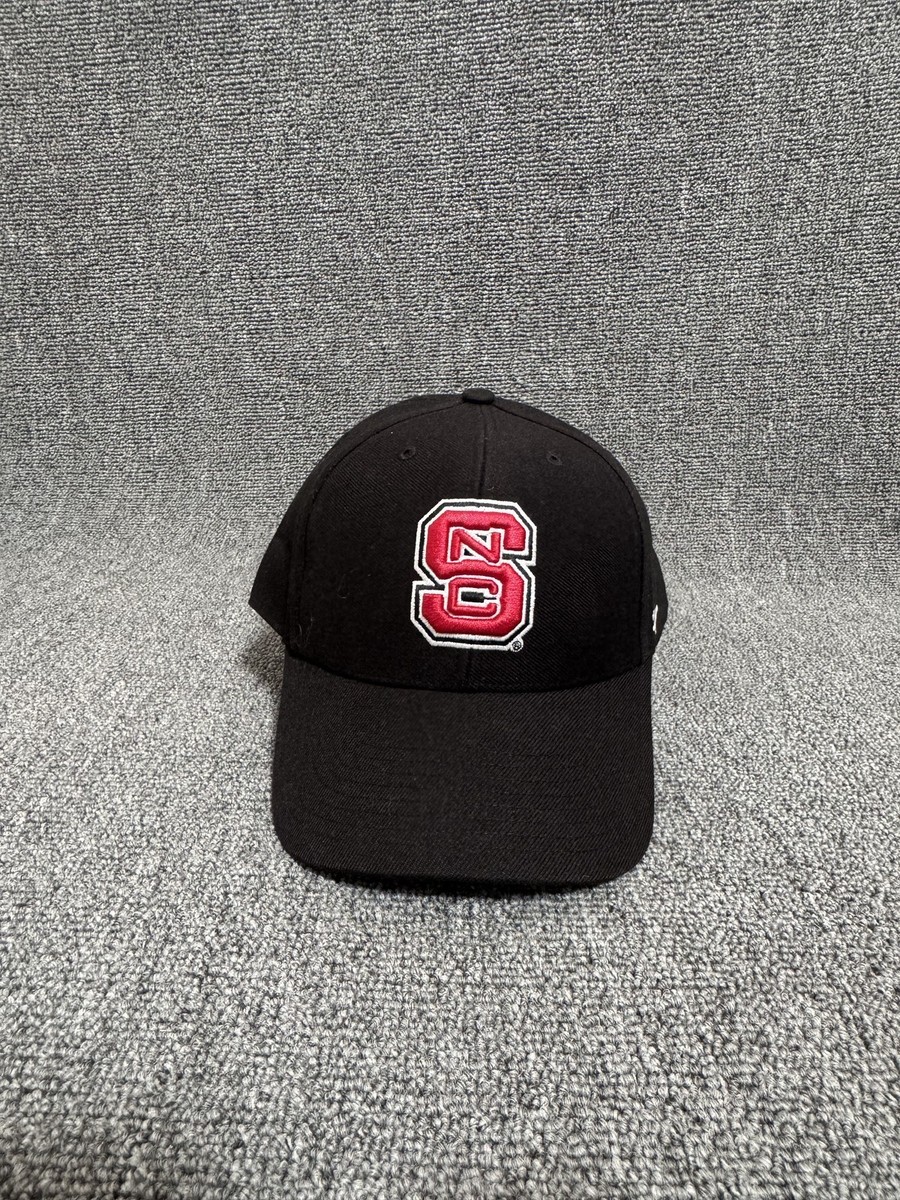 '47 Brand NC State Wolfpack Baseball Cap Strapback Black Curved Brim Hat