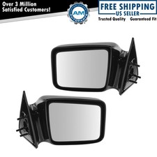 Manual Side Mirrors Set Pair Left Lh Right Rh For 87-96 Dakota Pickup Truck Manual Side Mirrors Set Pair Left Lh Right Rh For 87-96 Dakota Pickup Truck