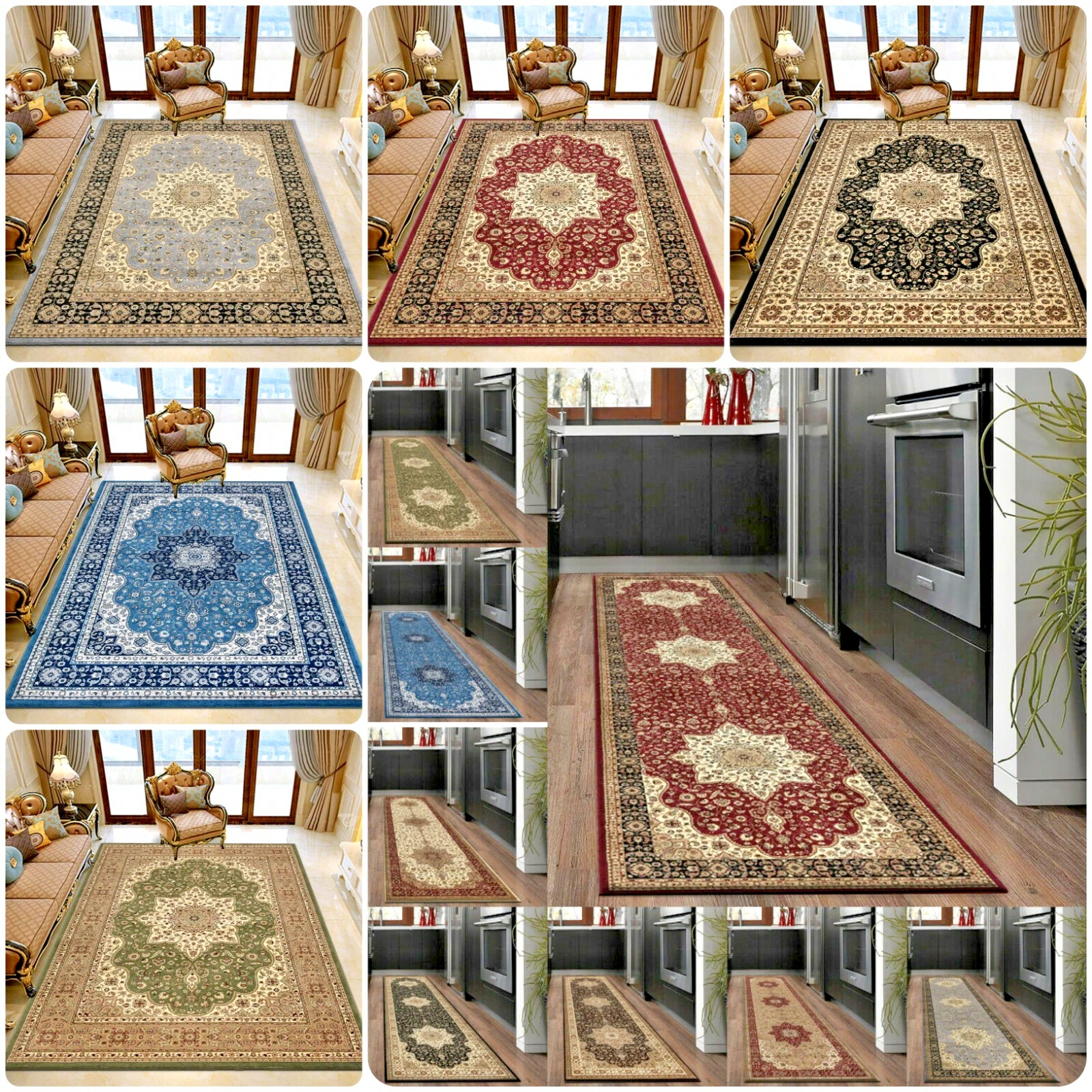 New Luxury Large Traditional Rugs for Bedroom Living Room Carpet Hallway Runner*
Opens in a new wind