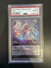 full art lorcana cards Disney Lorcana the First Chapter Elsa Spirit of Winter #42/204 Legenda –  Rotterdam Comics main image 1