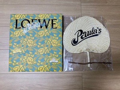 LOEWE Paula's Ibiza Fans Round Fan Uchiwa  Japan Limited  unused