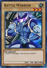 3 x Battle Warrior - NUMH-EN025 - Super Rare - 1st Edition Near Mint, English