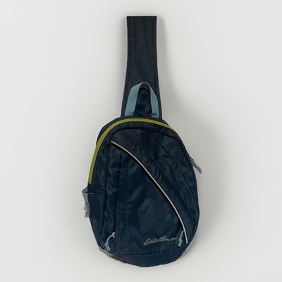 Eddie Bauer RipStop Crossbody Sling Bag Teal Backpack Walk Hike
